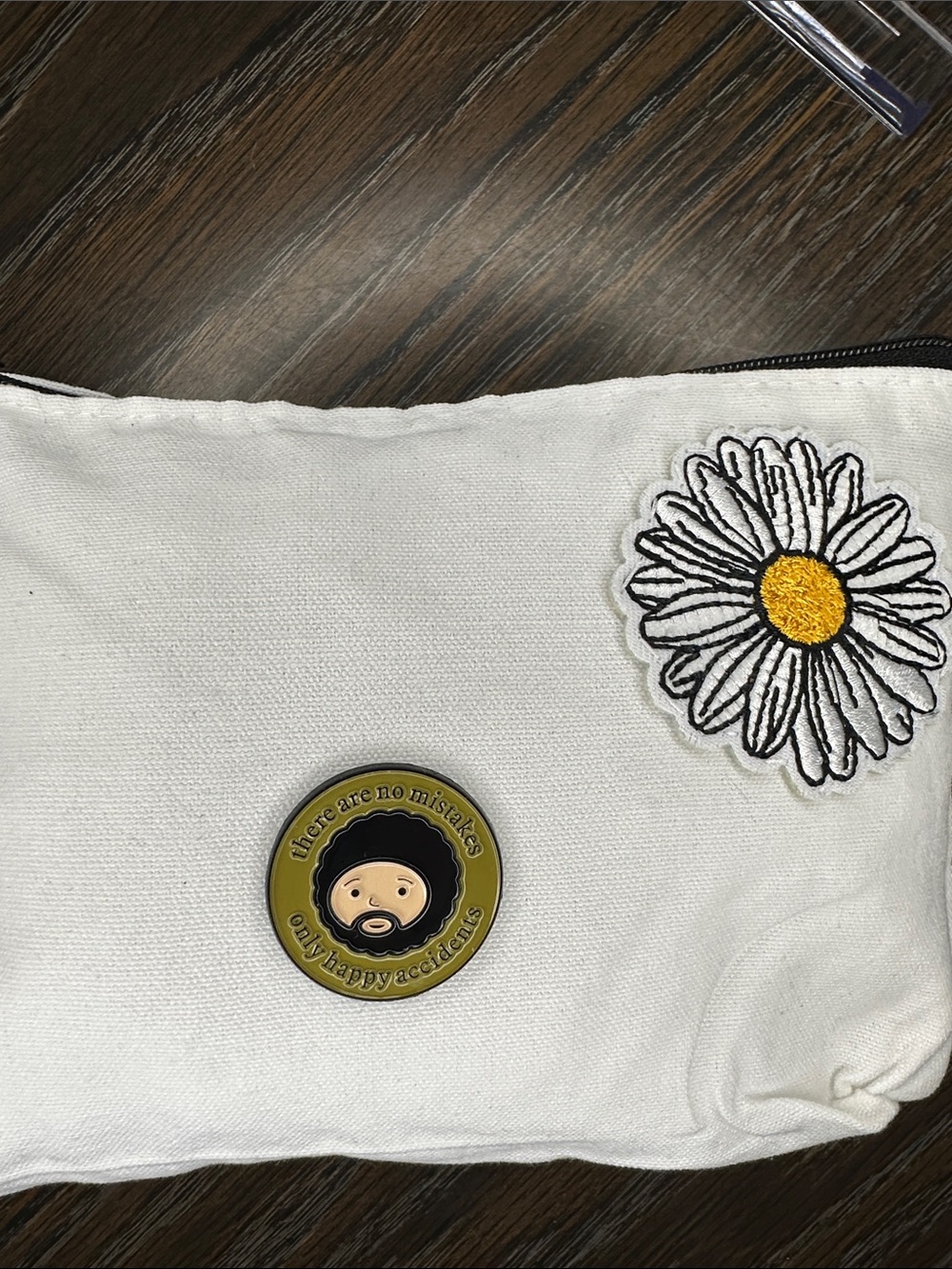 Handcrafted 5x7 Canvas zipper pouch - Picture 4 of 4